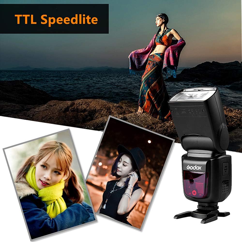 Flаѕh Dеаlѕ - 80% оƒƒ Godox V860II-N TTL Speedlite with X2T-N Wireless Trigger, with Built-in 2.4G Wireless System 1/8000s HSS Large Capacity Lithium Battery, Compatible with Nikon Cameras
