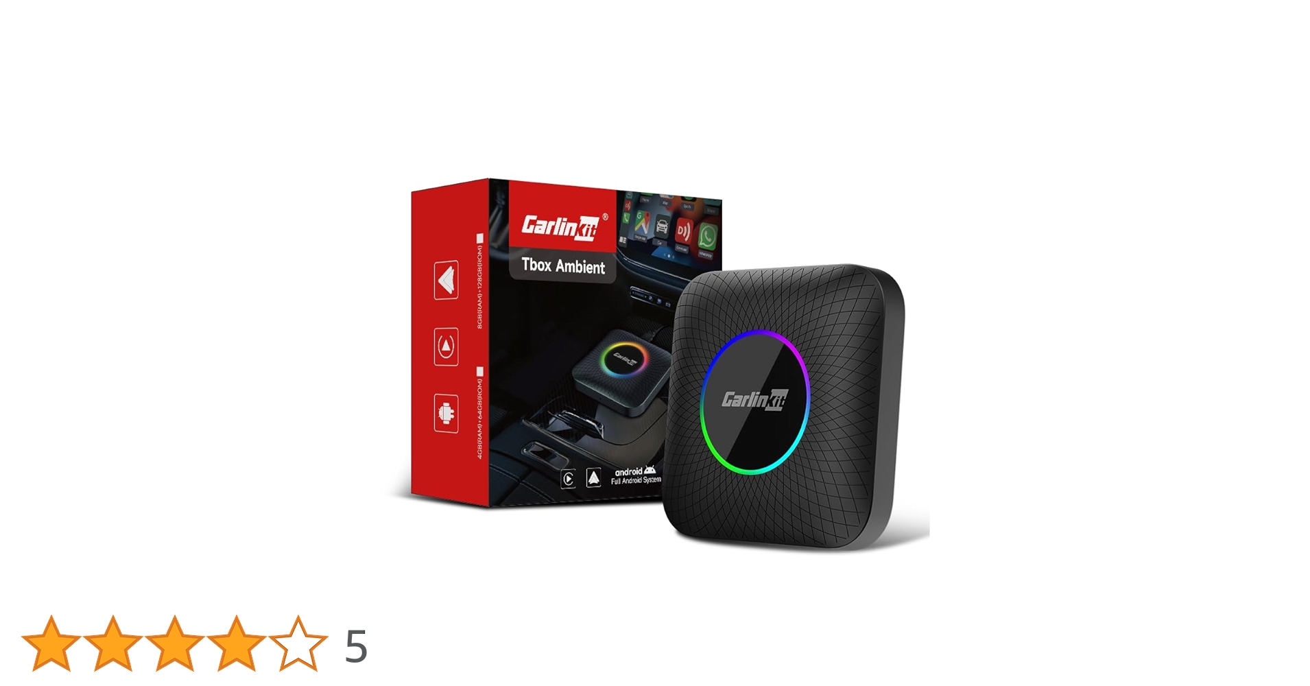 Carlinkit Tbox Ambient Android 13 Ai Box 8GB+128GB, 3-in-1