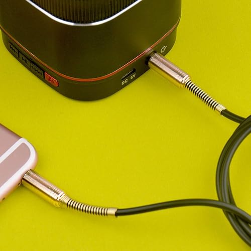 Miniatura 5 de JacobsParts 2-Pack 3ft Aux Cable 3.5mm 18" Male to Male Stereo Auxiliary Audio Cord (Blue)