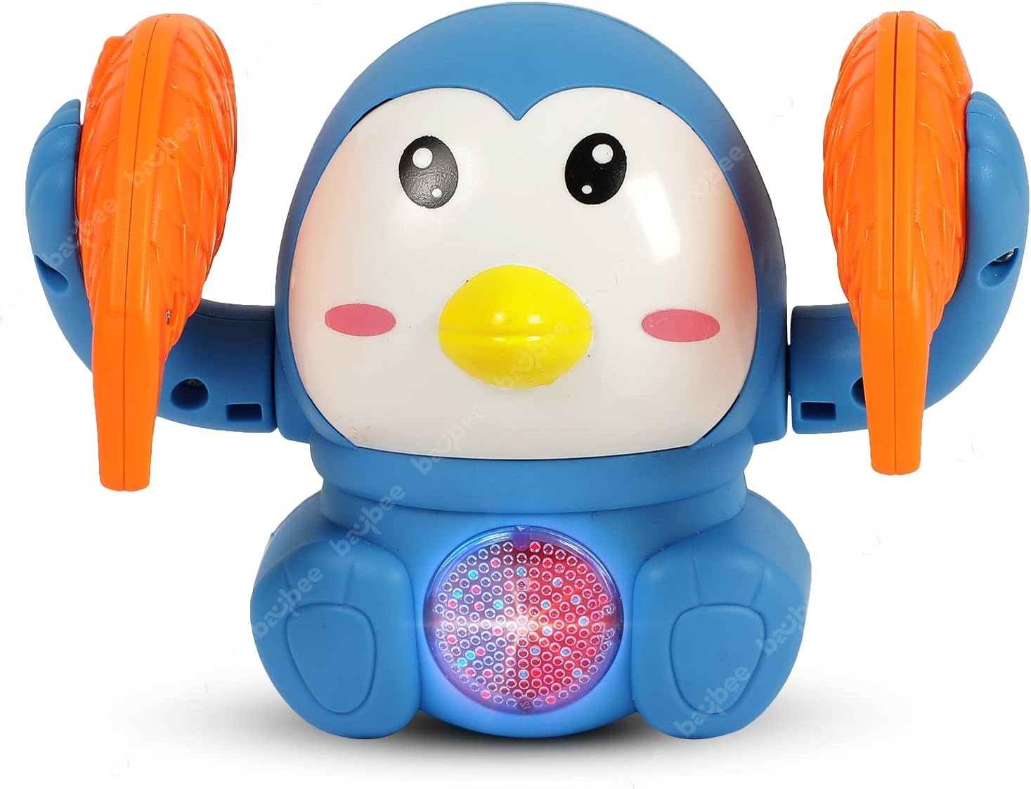 Baybee Tumbling Penguin Musical Toys for Baby Kids, Crawling Toys with 360°Spinning & Rolling, Music, Light, Sensor Control, Tumbling Penguin Baby Toys 6-12 Months Boy Girl