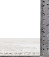 Vista 2 de Unique Loom Finsbury Collection - Alfombra de área (2 pies x 3 pies 1 pulgada, rectangular, marfil)