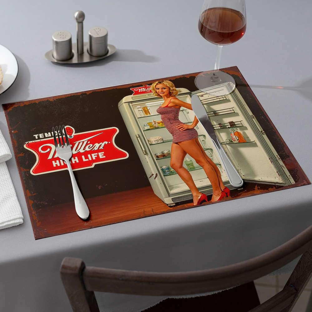 Tapis de réfrigérateur en forme de fraise pour organiser et égayer votre cuisine familiale