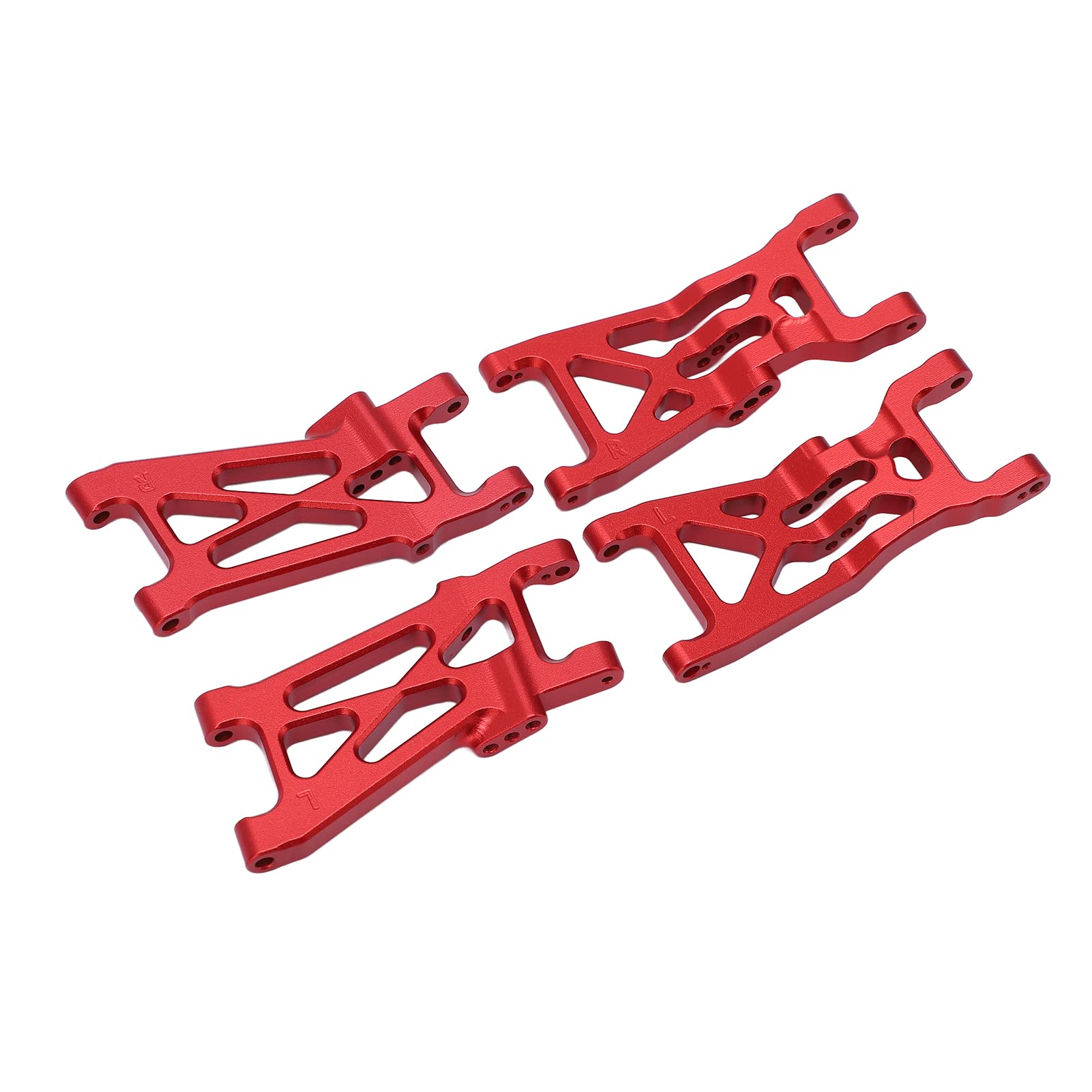Aluminum Alloy Lower Suspension Arm Set For LOSI 1/10 22S 2WD RC Cars – Red