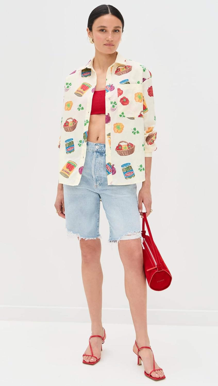 Bailey Rose Women's Printed Button Down Shirt - Image 2