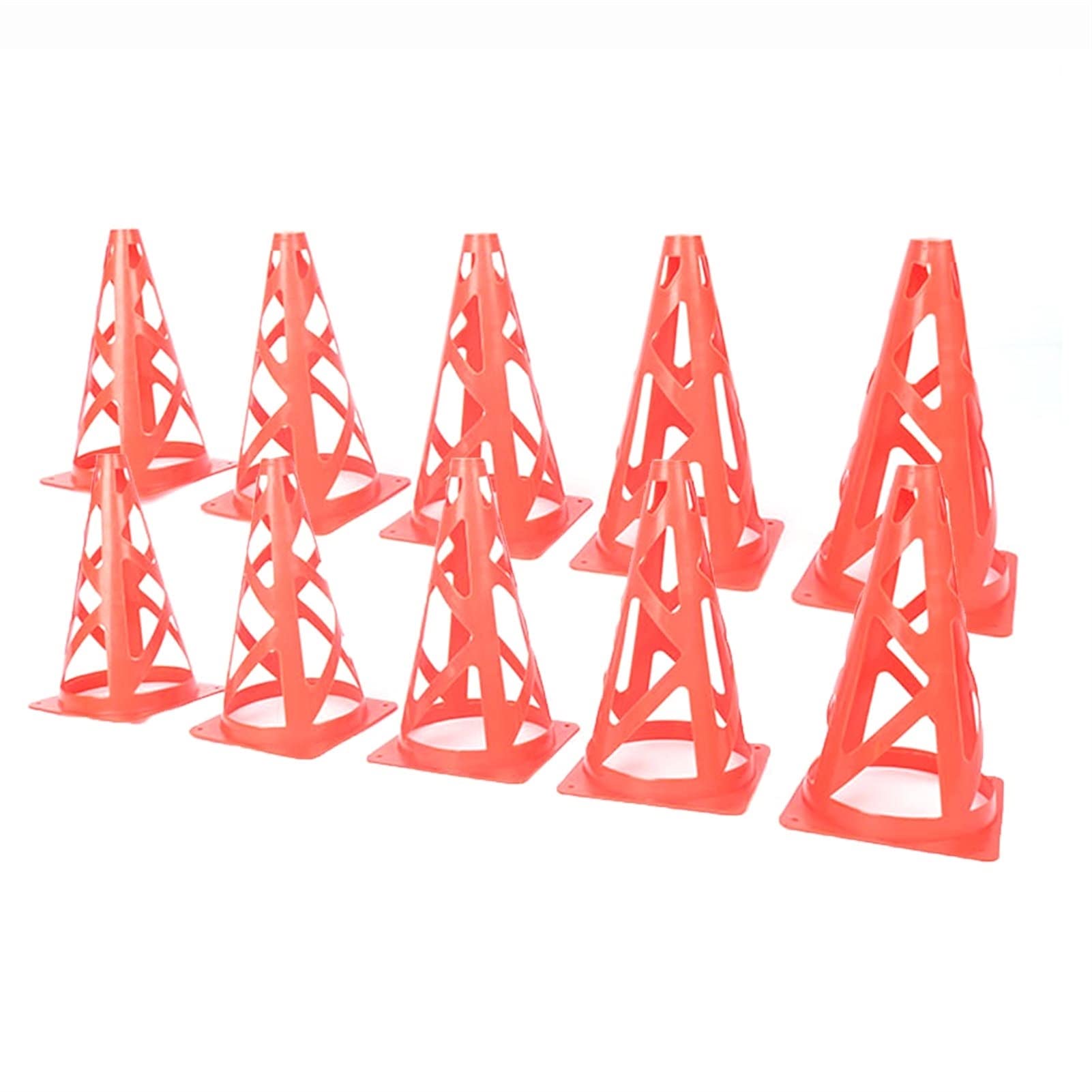 Conos de fútbol Coneles de agilidad deportiva interior y al aire libre, baloncesto de 9 ", entrenamiento de fútbol, ​​cono de marcador de entrenamiento de fútbol, ​​kindergarten al aire libre obstácul
