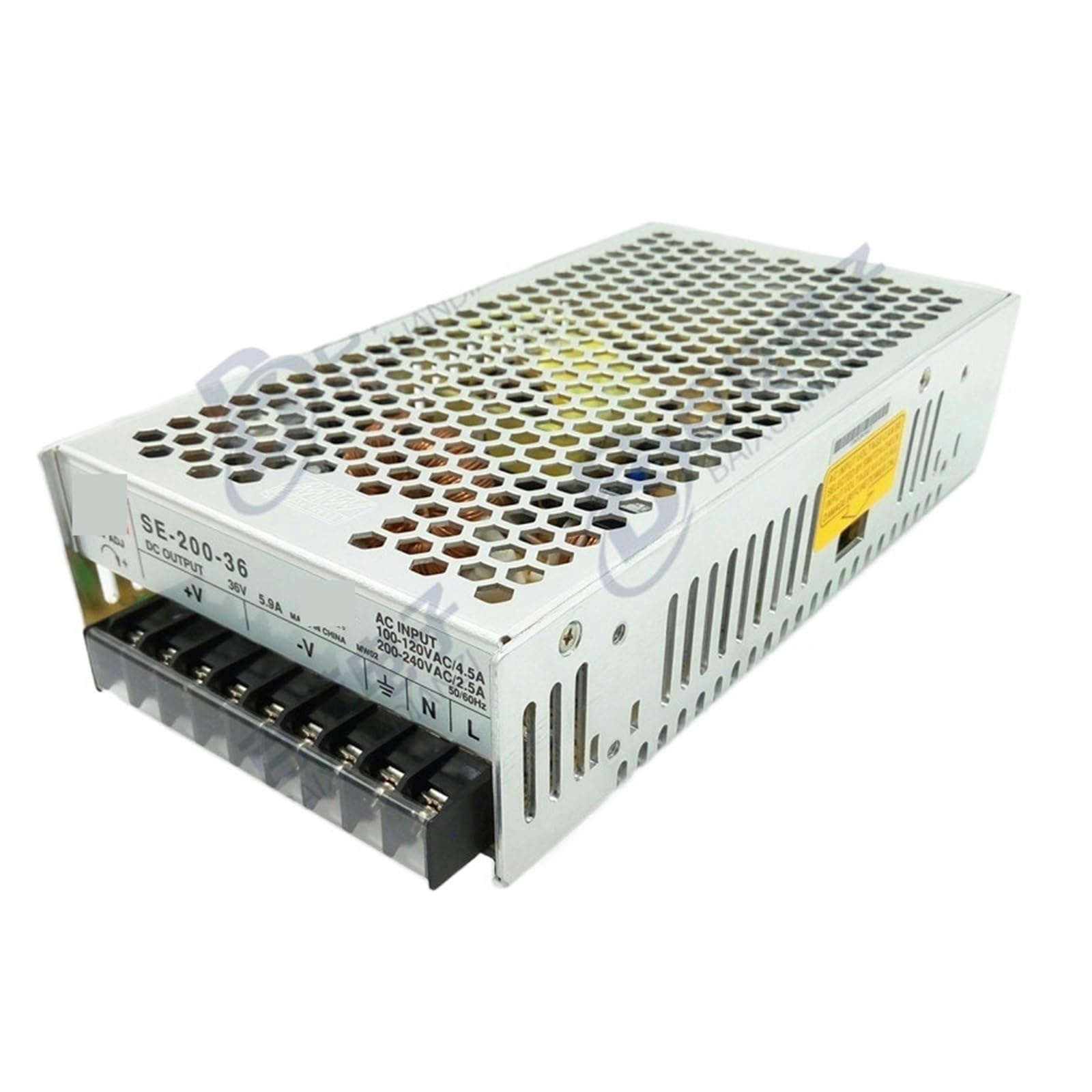 PWANUIGTE Regulated Switching Transformer SE-200-36 200W 36V5.9A AC to DC Power Supply