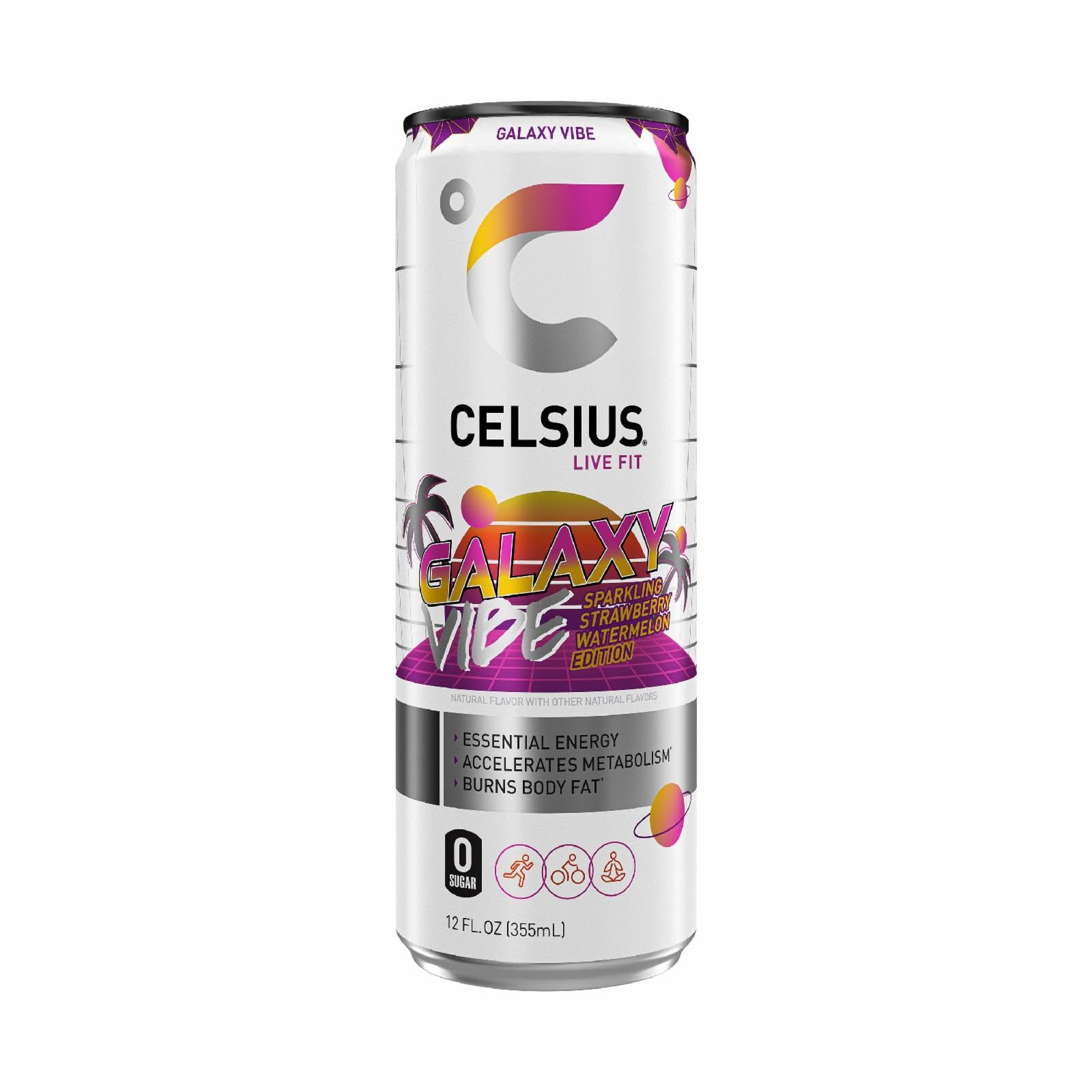 Celsius Galaxy Vibe 12oz