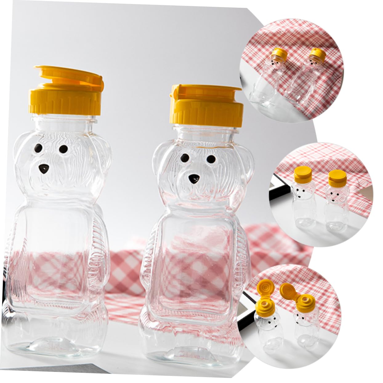 Amazon.co.jp: PHENOFICE 16個クマ型 飲料ボトル 空ボトル キャップ 