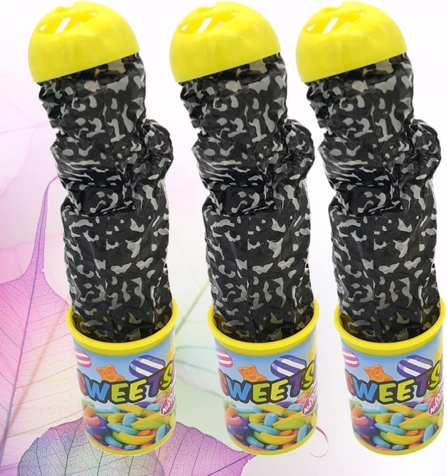 Ymhapp 1Pc Snake Can Jump Spring Chip Snake Prank Sweet Candy Can Snake Trick Toy April Fool Day Jokes in A Gag Gift Prank - Image 4