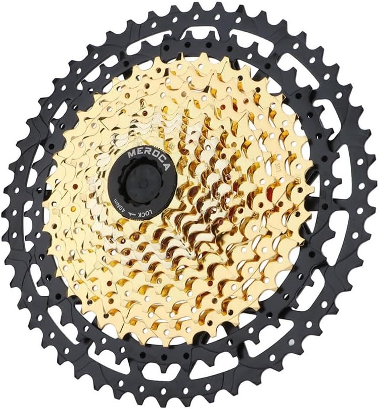 12 Speed Cassette Split Lightweight Mountain Bike Cassette Freewheel 12s 11-50T/11-52T Extra Large Tooth Climbing MTB Cassette Gold