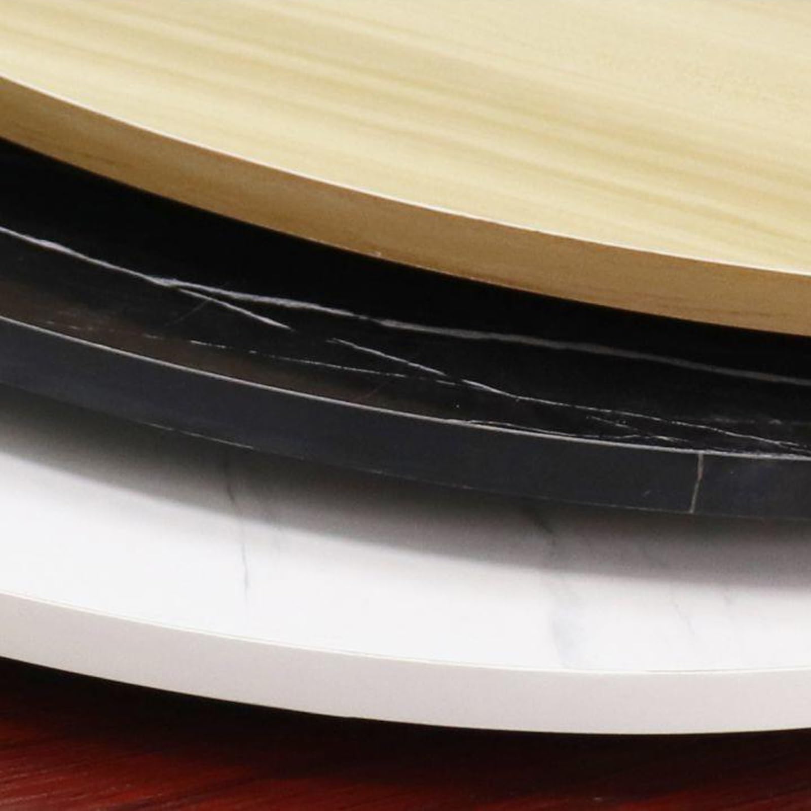 Lazy Susan - Vassoio rotondo in legno massello, girevole da 76,2 cm, design anti-collisione con angoli arrotondati, per cucina e tavolo da pranzo (nero) – perfetto per un facile accesso e decorazione