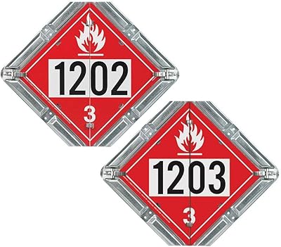 Aluminum Flip File Placard, One Set with 10 Legends, Worded - 13.75