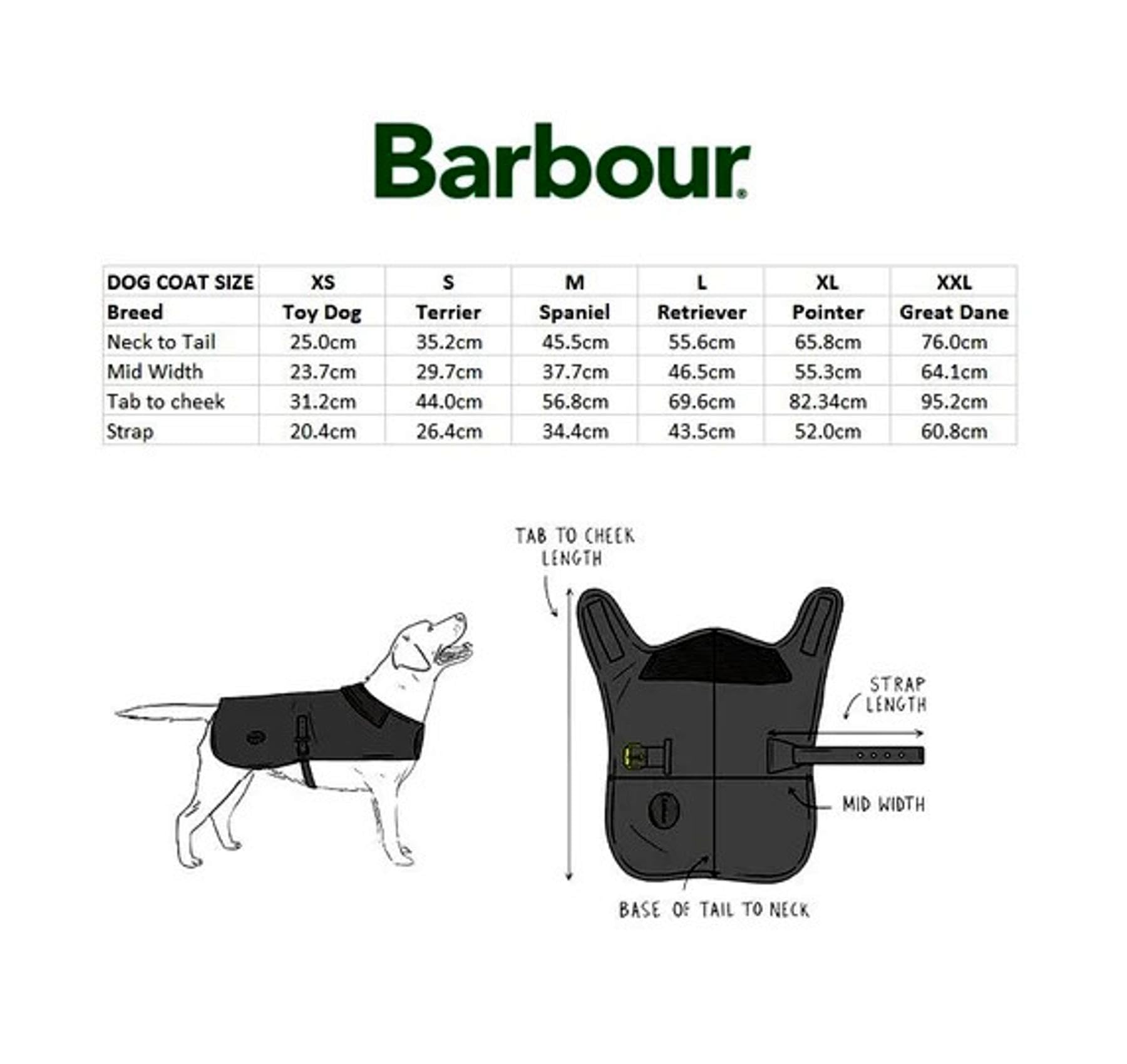 Barbour Tartan Dog Coat DCO0005TN11 Classic Tartan DCO0005TN11