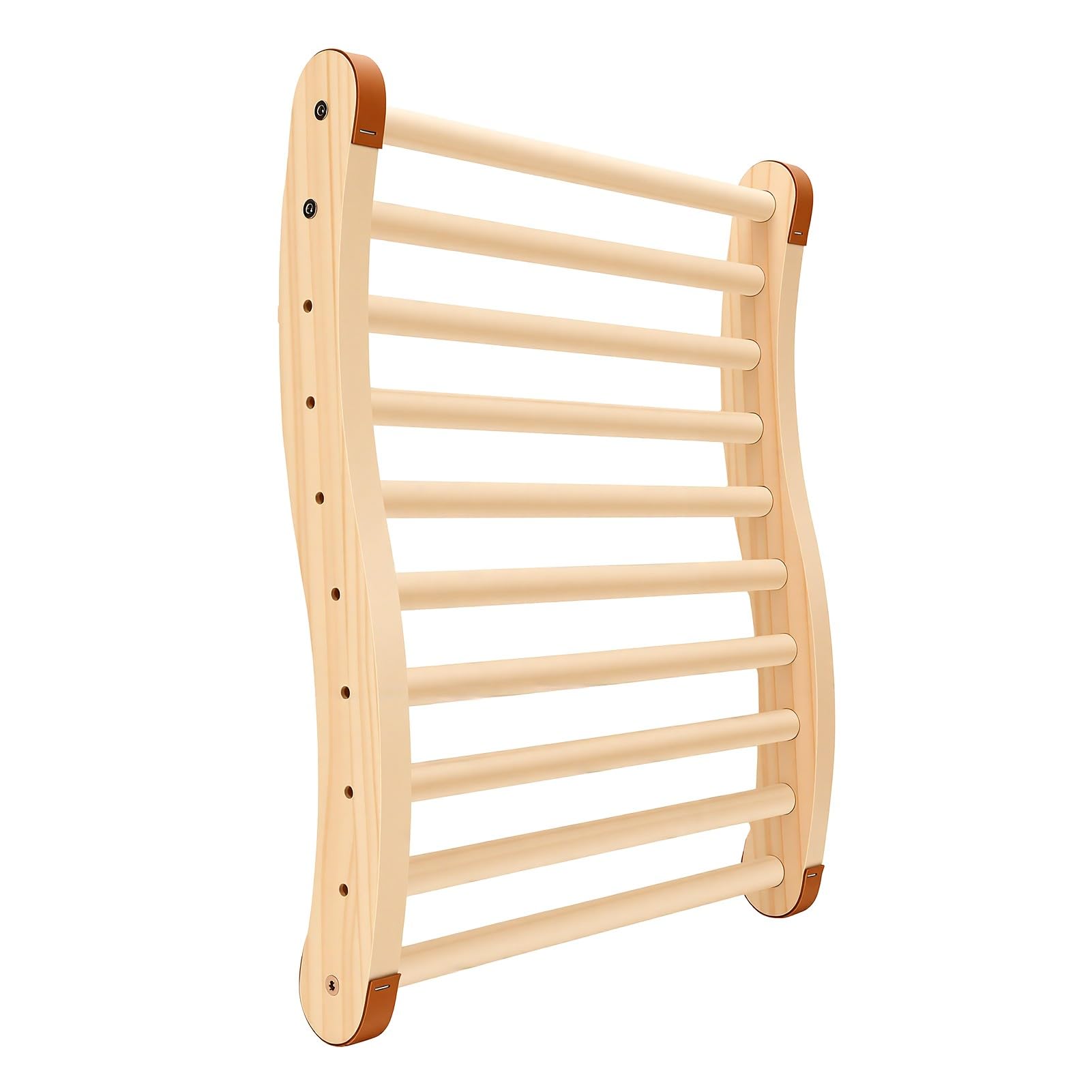 Legno Schienale Sauna a S Forma, Supporto Ergonomico in Pino,