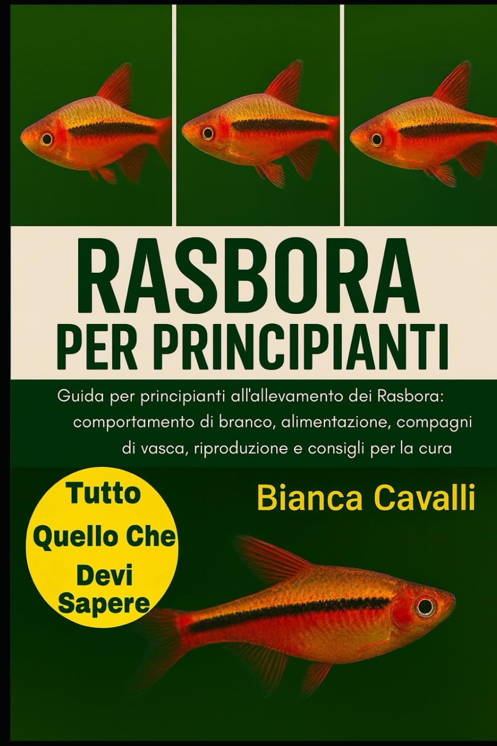 Rasbora per Principianti: Guida per principianti all'allevamento dei Rasbora: comportamento di branco, alimentazione, compagni di vasca, riproduzione e consigli per la cura