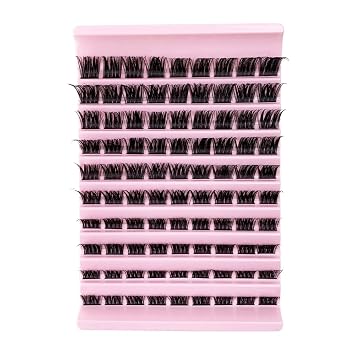 False Eyelashes,Lash Extension,Lash Clusters, Natural, Dense,12 mm, Includes 120 Clusters, Reusable Strip Lashes, Easy to Apply at Home