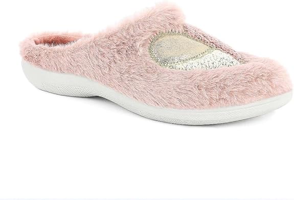 Pantuflas De Espuma Inblu Mujer A Rayas Con Dulce Erizo Zapatillas De Invierno Con Plantilla