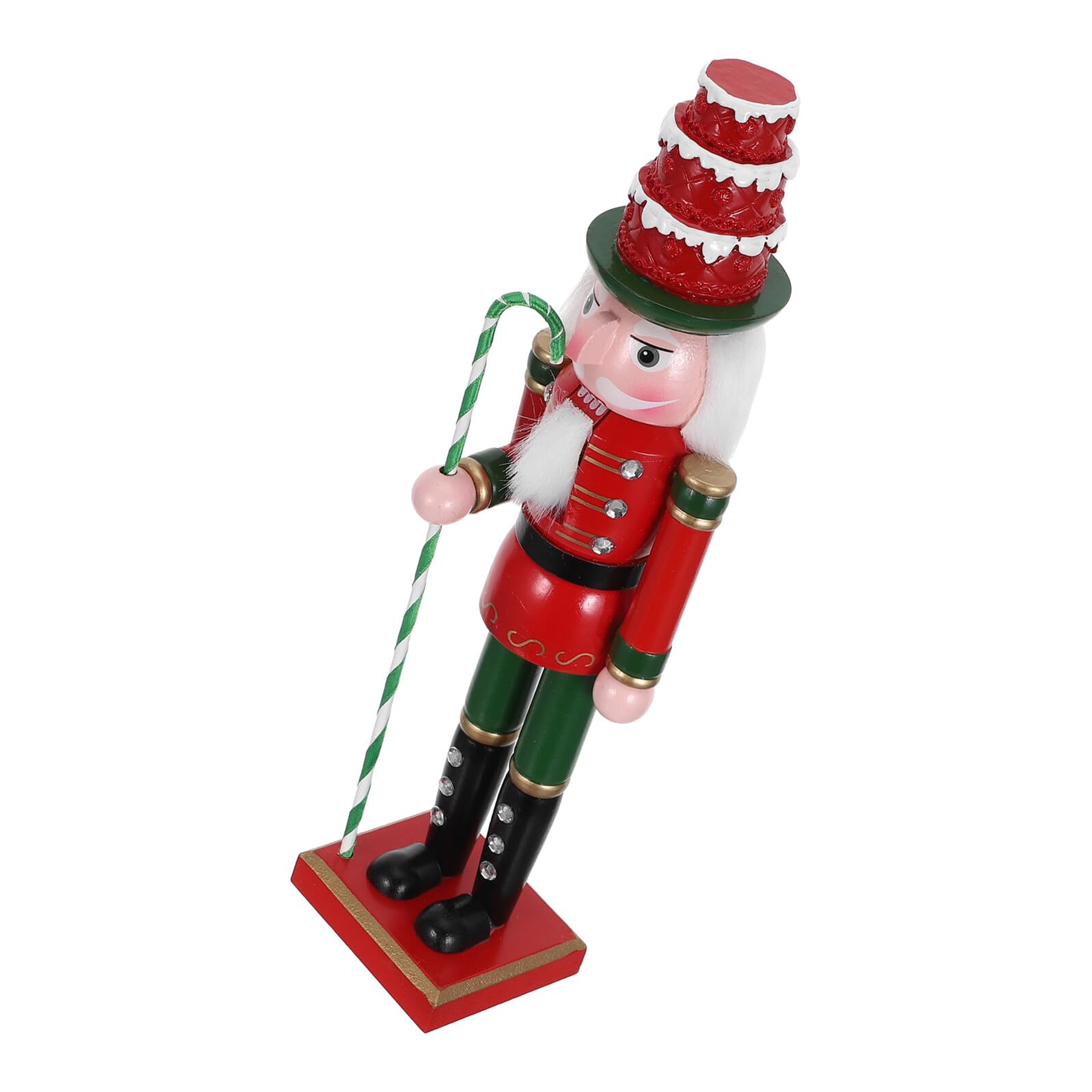 Casse-Noisette en Bois 38 Cm BESPORTBLE Décor de Table de Noël et Pâques