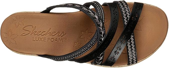 Amazon.com: Skechers - Sandalias de plataforma para mujer : Ropa, Zapatos y  Joyería