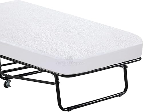 Protector de colchón de cuna de 25 x 75 pulgadas, impermeable, suave y silencioso, protector de colchón perfecto para colchón de 25 x 75 pulgadas,