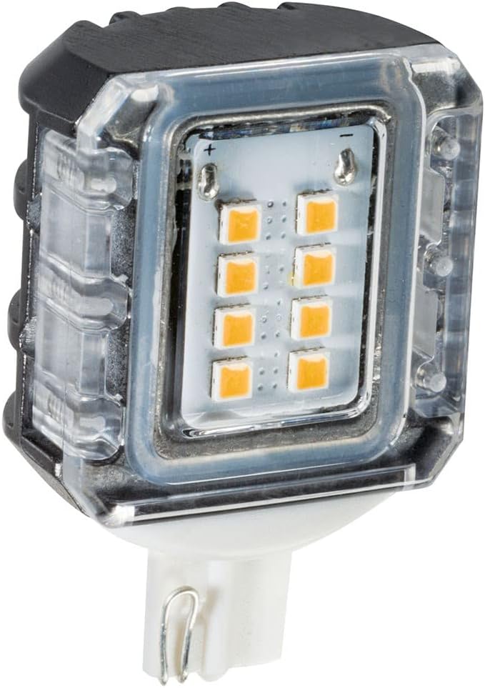 Kichler Landscape Lighting 18121 LED T5 Wedge 2W 120° Beam Spread 3000K Clear Lamp Bulb