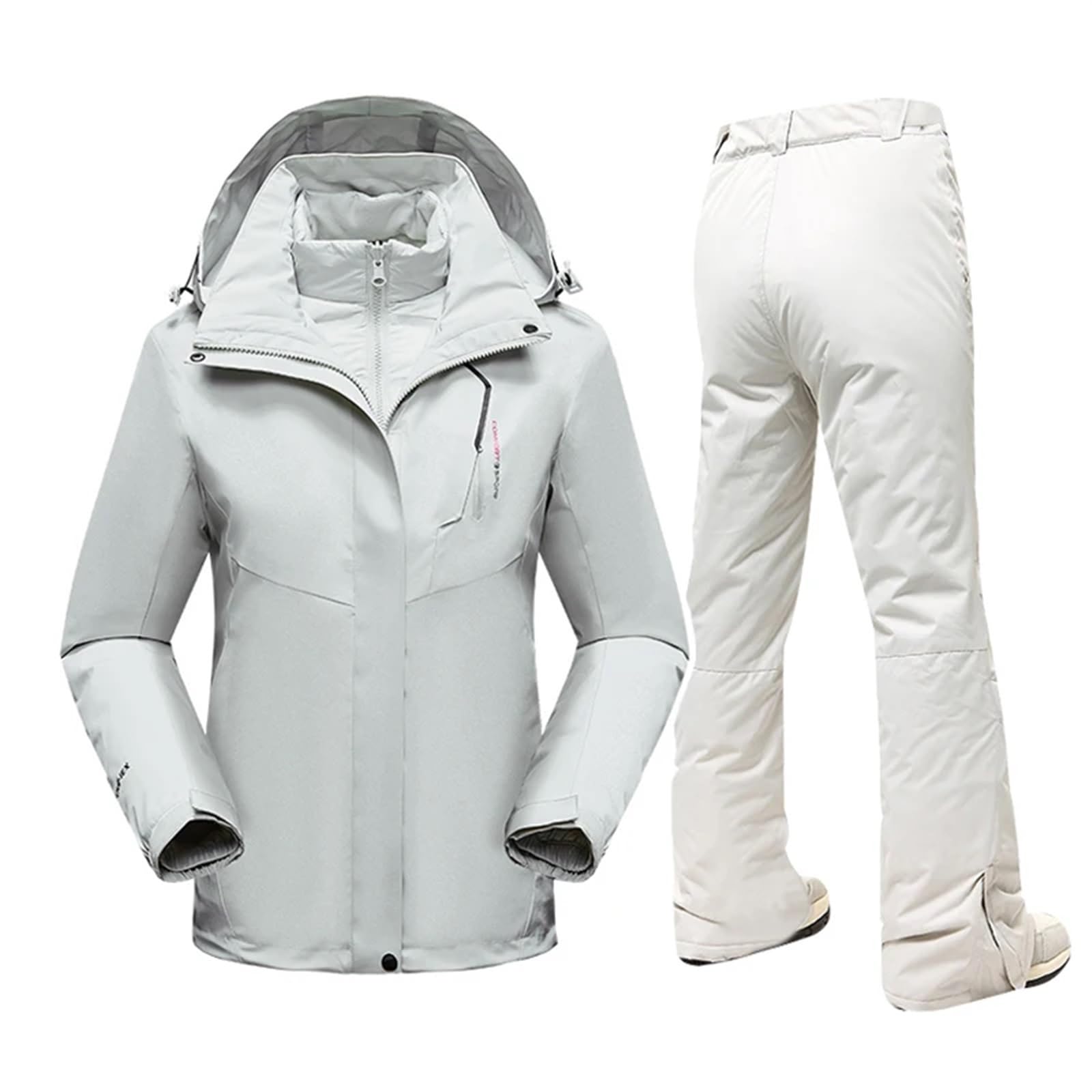 Trajes De Esquí Para Mujer Traje de esquí for mujer, chaquetas y pantalones de invierno for nieve, ropa de Snowboard impermeable a prueba de viento for exteriores, traje de esquí cálido for mujer Traj