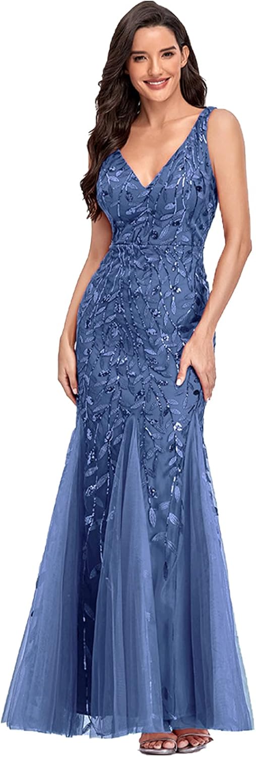 Evening Dress Ball Gown Womens Chiffon Ruched Bodycon