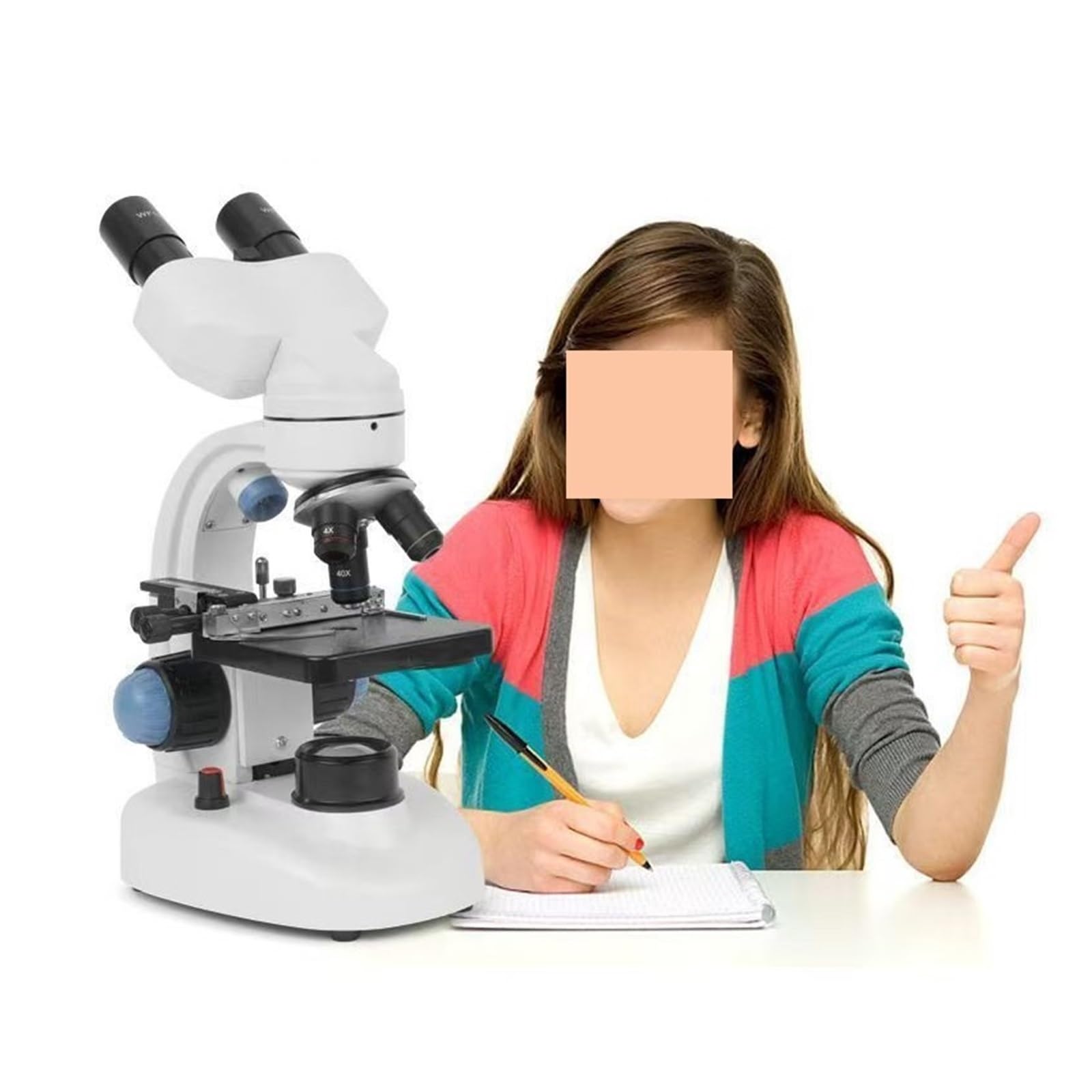 Mikroskop, Mikroskop Biologiczny Lornetka 40-2000X Z Górnym I Dolnym Oświetleniem LED Kamera Dla Dzieci Studenci Dorośli Początkujący Nauka Eksperymenty dla dorosłych Monety
