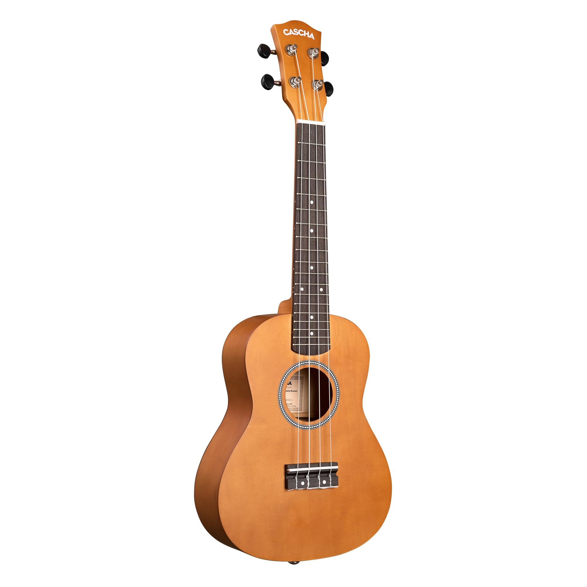 Concert Ukulele Linden Brown Set (incl. Bag, 3 Picks, Book, Tuner)