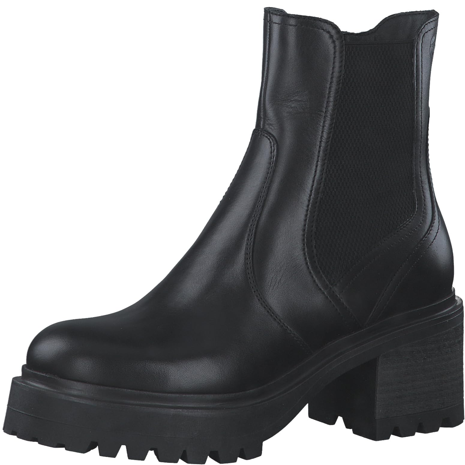 Tamaris Women's Black Leather Bootie