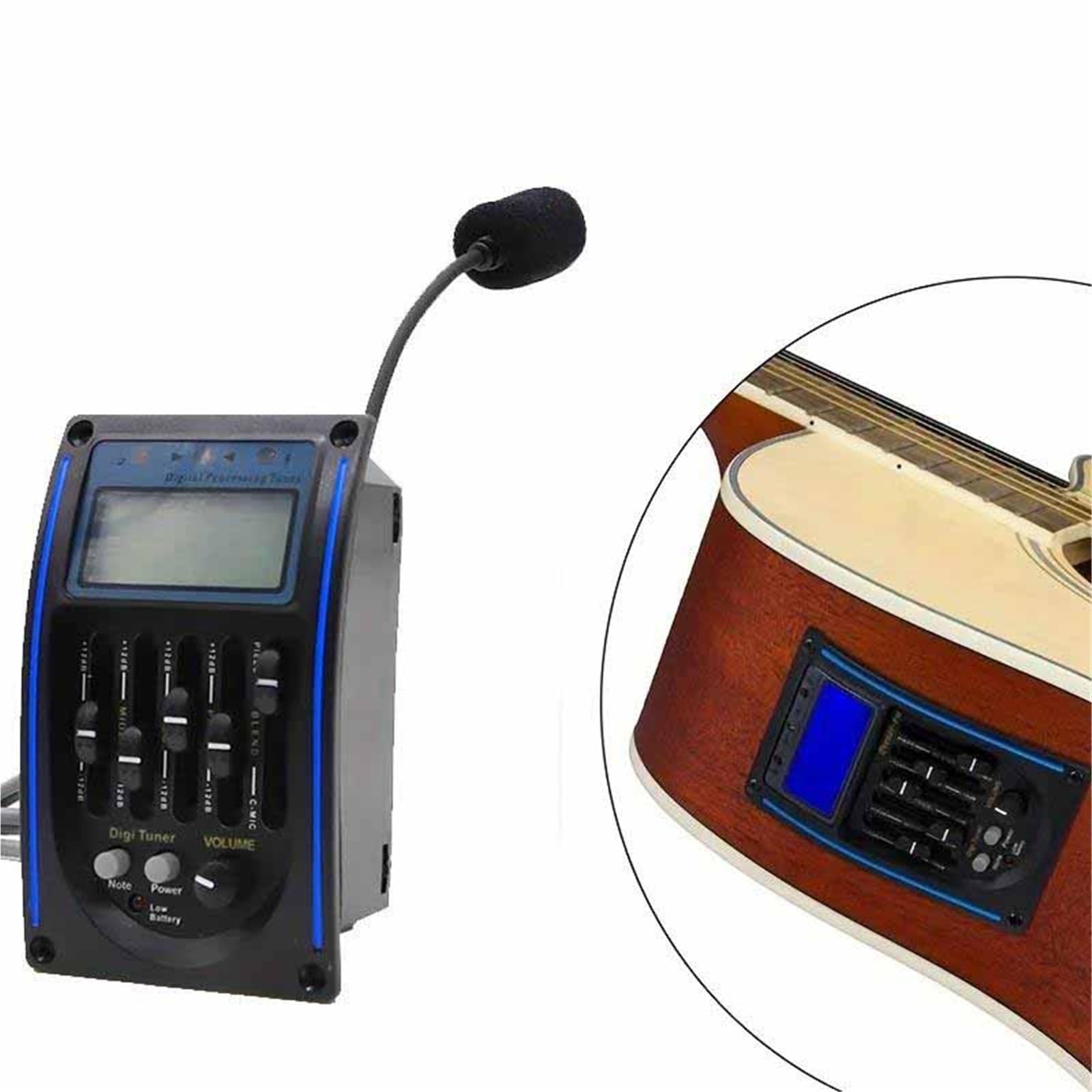 Pezzi Di Ricambio Per Pickup Per Chitarra Acustica Pickup Per Chitarra Acustica A 5 Bande