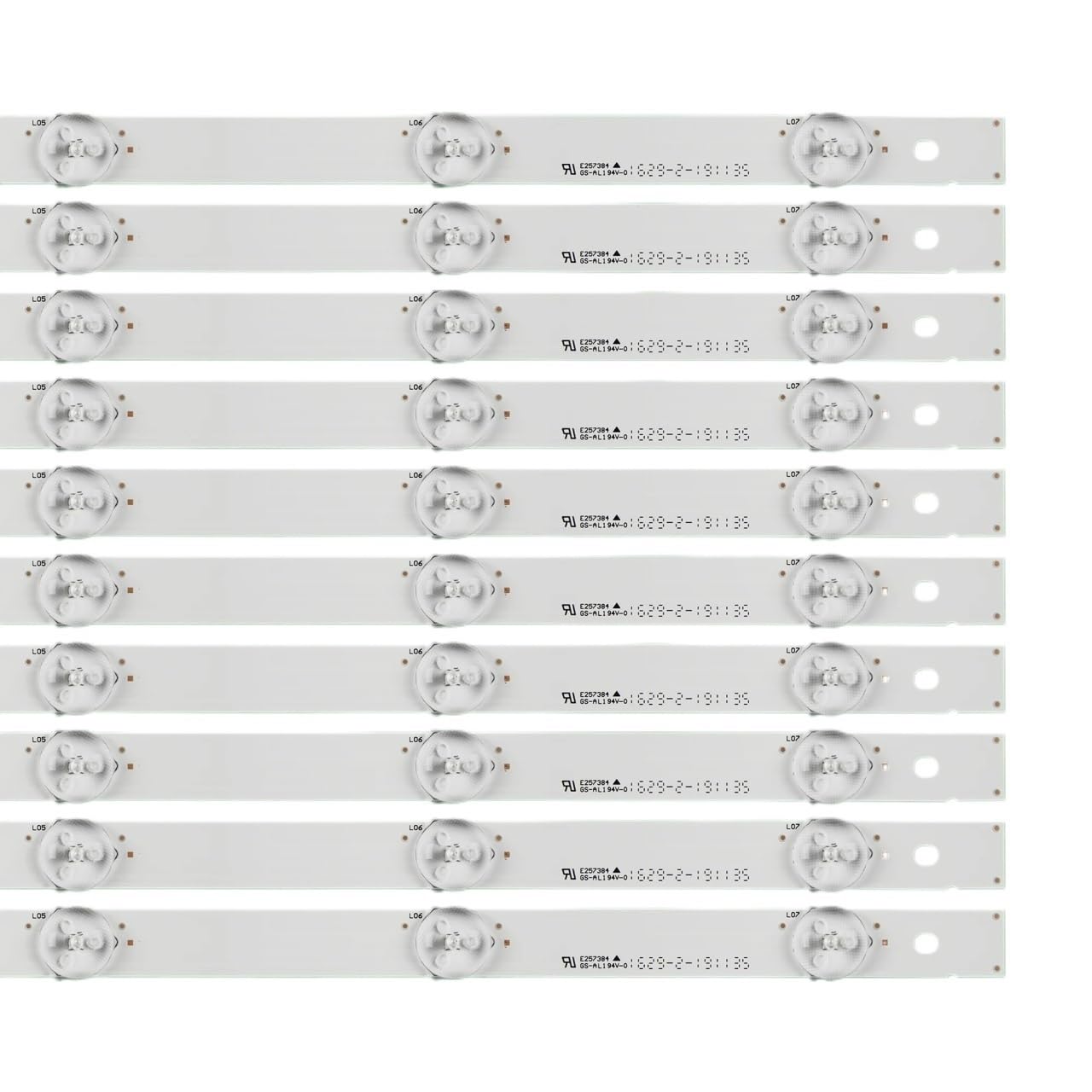 Bande de rétro-éclairage LED pour H55MEC3350 LBM550M0701-LF-2(0) 55DU6500 55H7D LC-55LBC591C -55LBU591U -55N8002U SVH550AQ0 55k3300acima