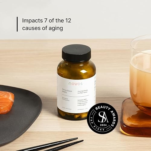 Miniatura 4 de Novos Boost NMN - Contiene 250 mg de NMN de alta pureza, 60 cápsulas, apoya la reparación celular y la protección del ADN, aumenta el NAD+
