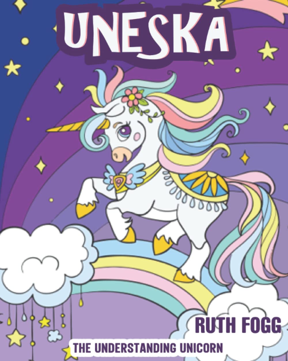 Uneska The Understanding Unicorn - she helps children overcome their shyness with her magic