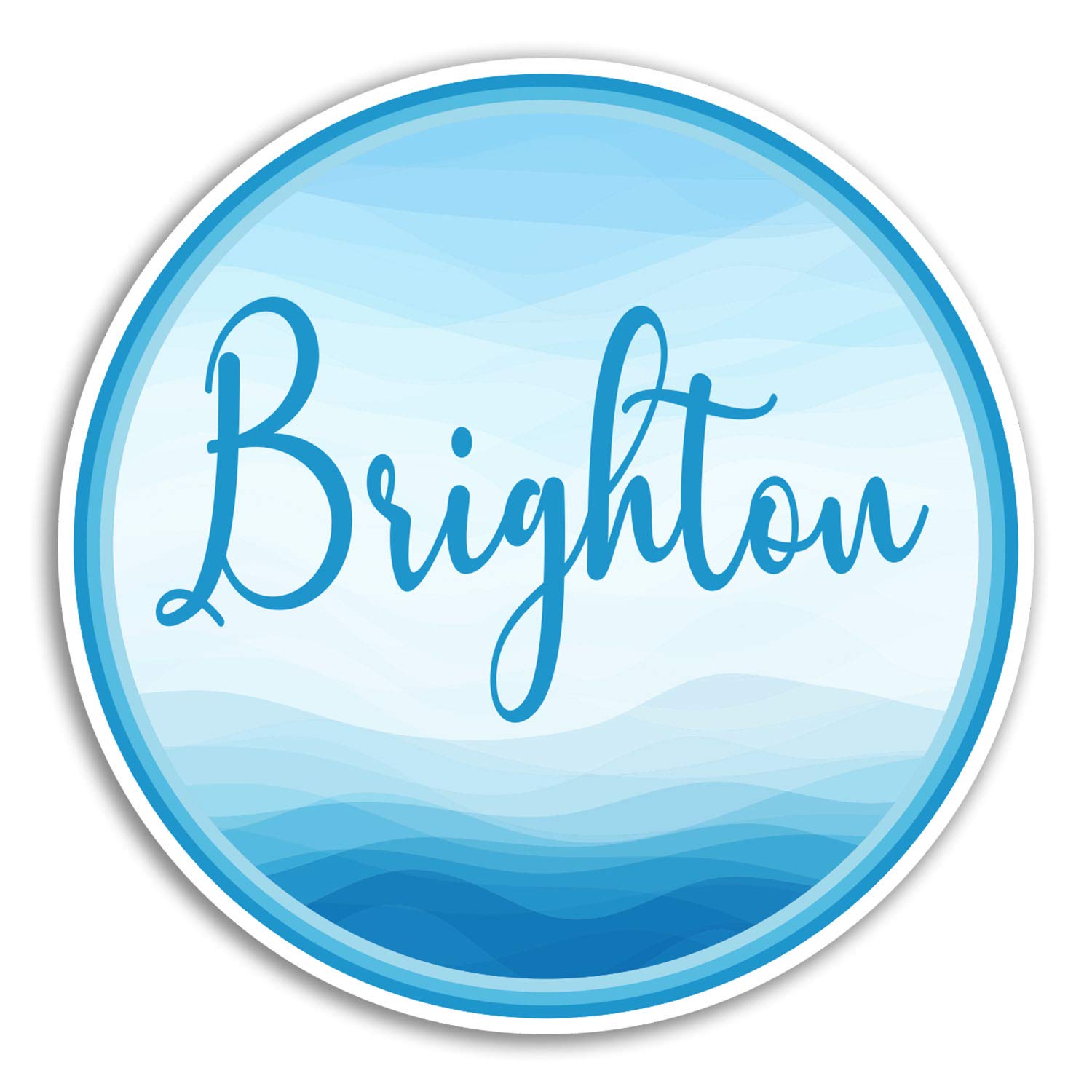 2 x 10cm Brighton Vinyl Stickers - England Travel Sticker Laptop Luggage #18710 (10cm Wide)