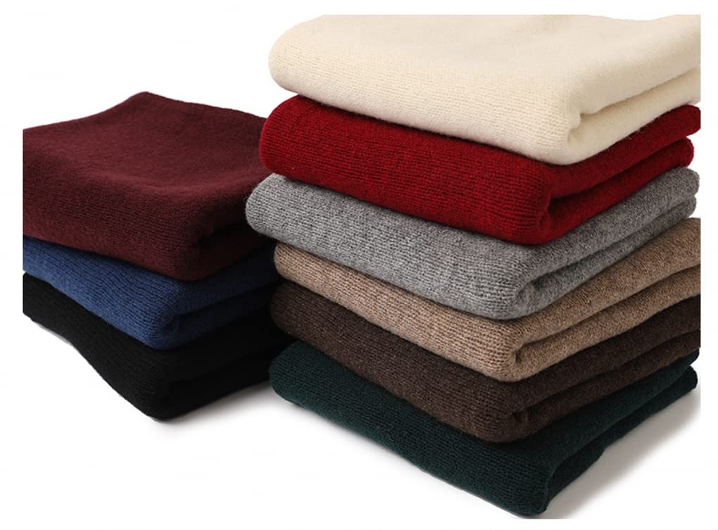 Kaschmir Yak-Wolle und Lamm-Wolle luftig Strick-Schal Winter-Schal für Damen und Herren