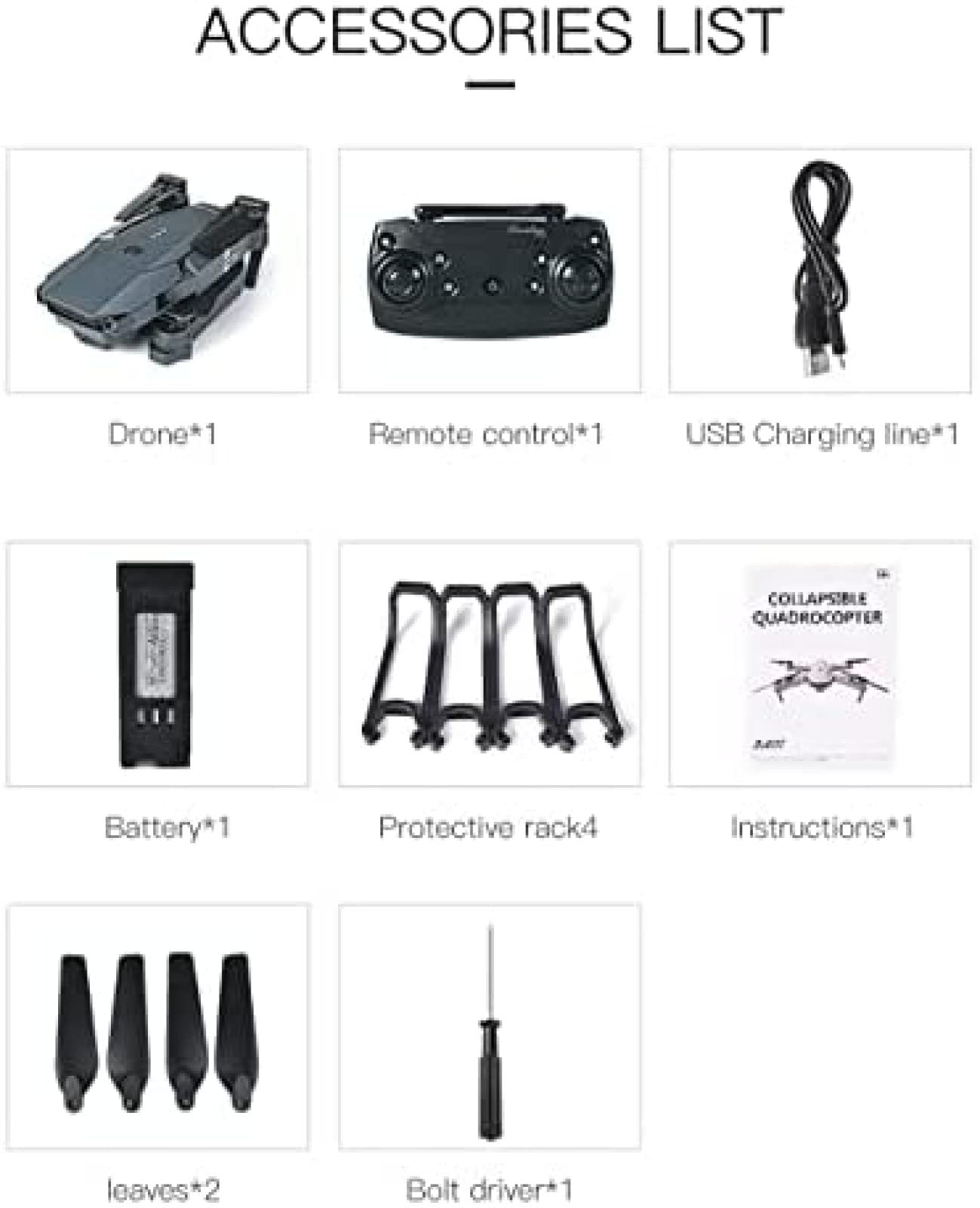 Drone Telecomandato Quadricottero Per Fotografia Aerea Esterna RC Pieghevole Con Fotocamera 4K HD, Drone Telecomandato Per Quadricottero Per Fotografia Aerea Esterna RC - WiFi FPV Live Video,Batte