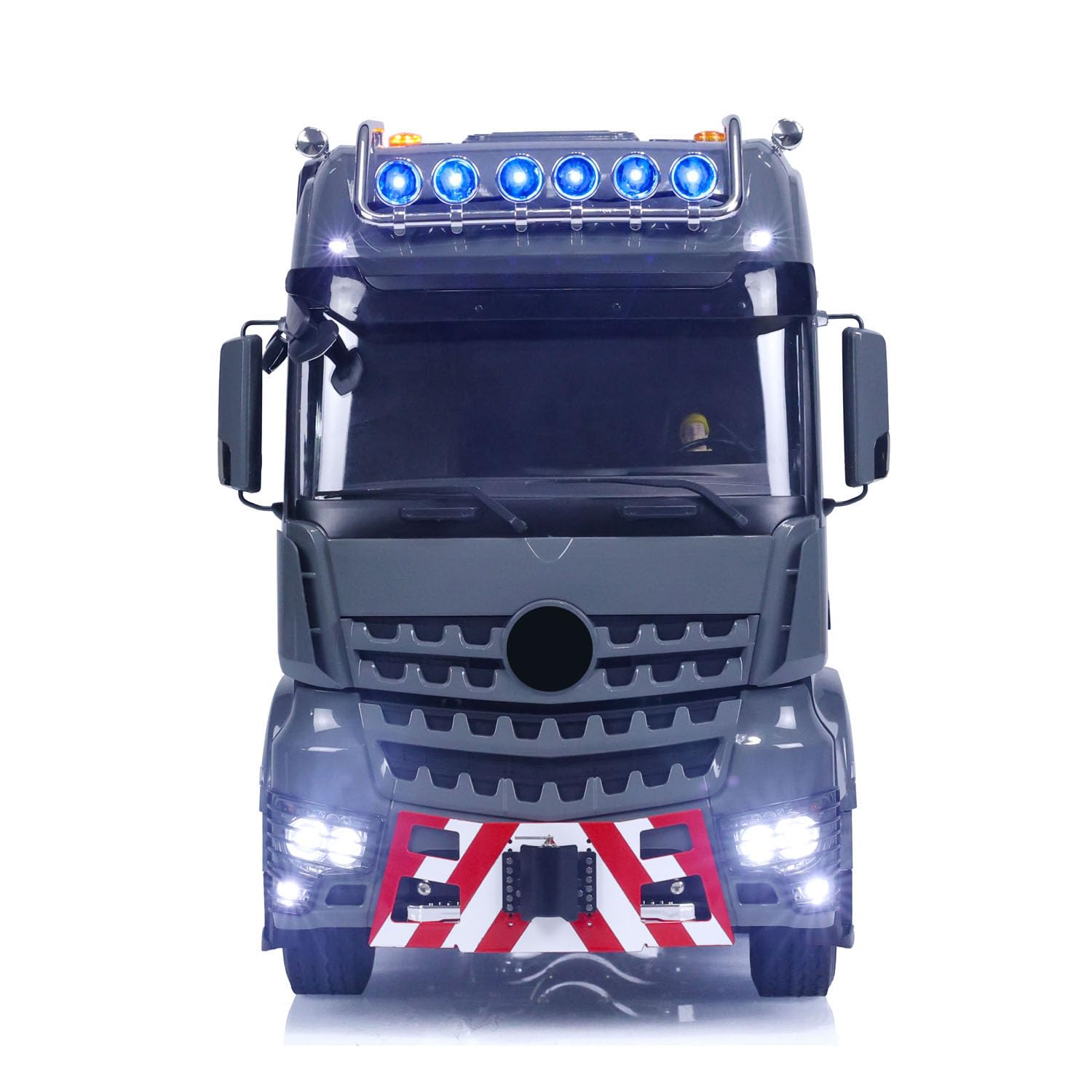 1:14 RC tractor camión chasis de metal remoto controlado coche pintado montado