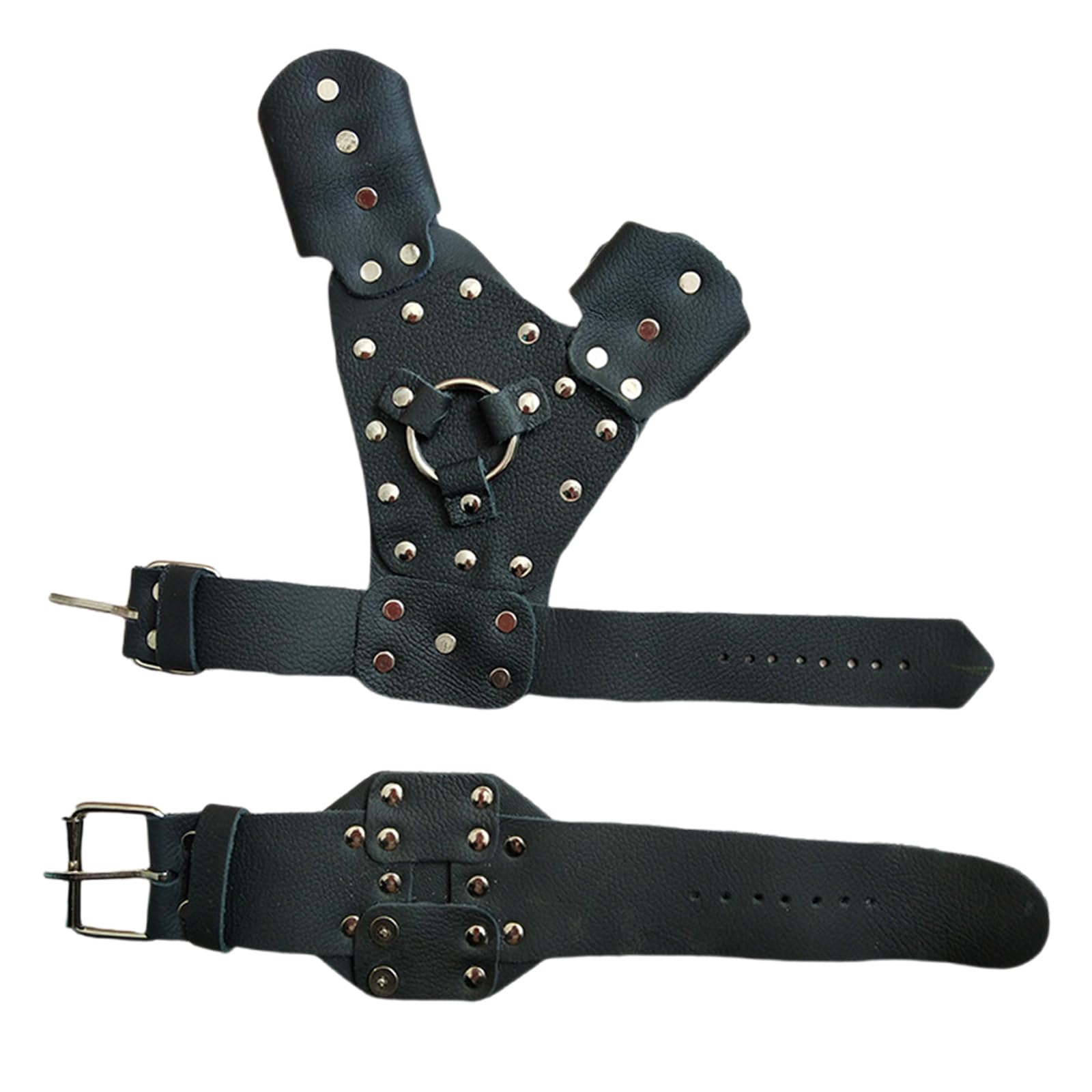 Paramani da pesca Piastra in acciaio incorporata Mano Polso Guardia Bracciali Protezioni Mano Sinistra/Destra Protezioni Da Pesca