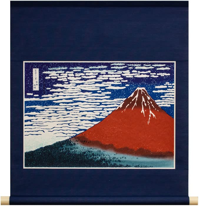 Amazon.co.jp: 葛飾北斎「 凱風快晴 」複製画 掛軸(49×56cm) : ホーム