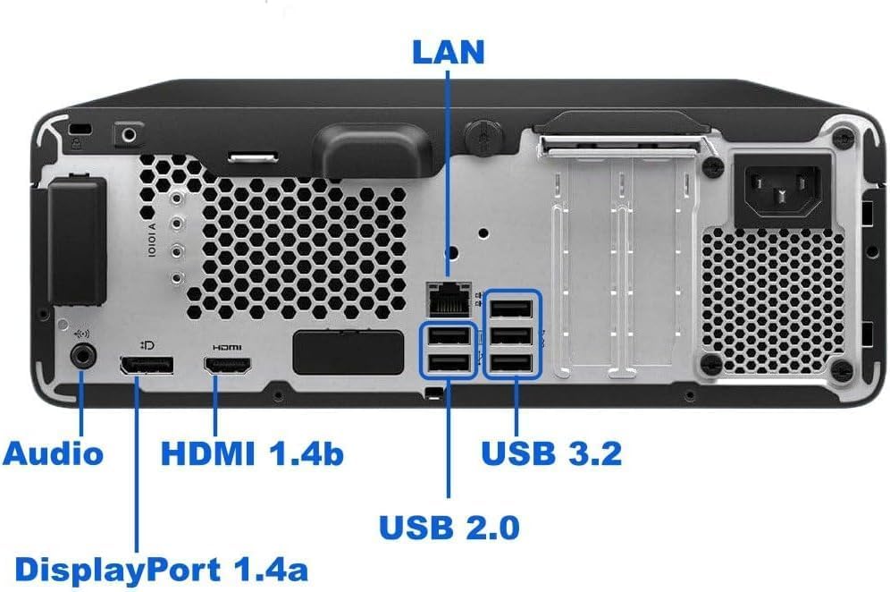 Image of HP Pro 400 G9 SFF Mini PC Desktop Computer Business, 16GB DDR5 RAM, 512GB SSD, Intel Core I5-14500, up to 5.0 GHz, Windows 11 Pro, HDMI, DisplayPort, USB-C, Wi-Fi, Bluetooth, Wired Keyboard&Mouse