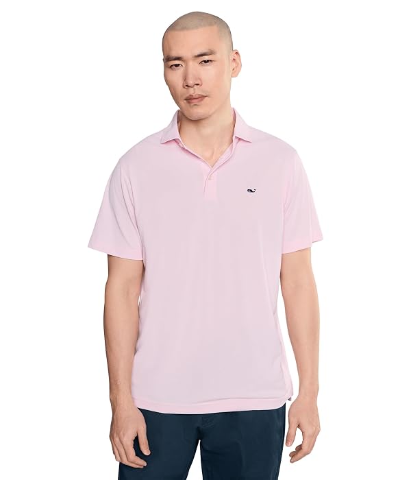 vineyard vines Performance Pique Sankaty Polo, Pink Drink, L by vineyard vines - Used condition - US$66.36