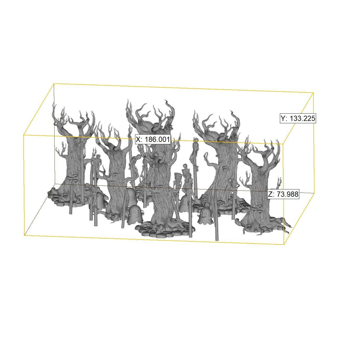 MKK64007T 1/64 Miniaturowy model do składania Przerażająca scena