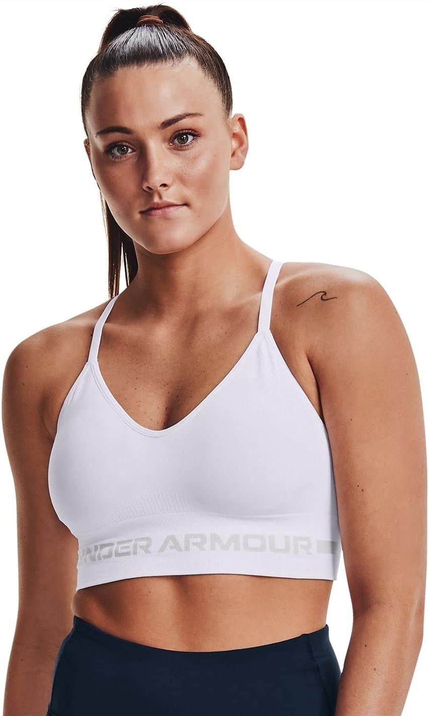 Under Armour Women's Seamless Low Long Bra - Image 8