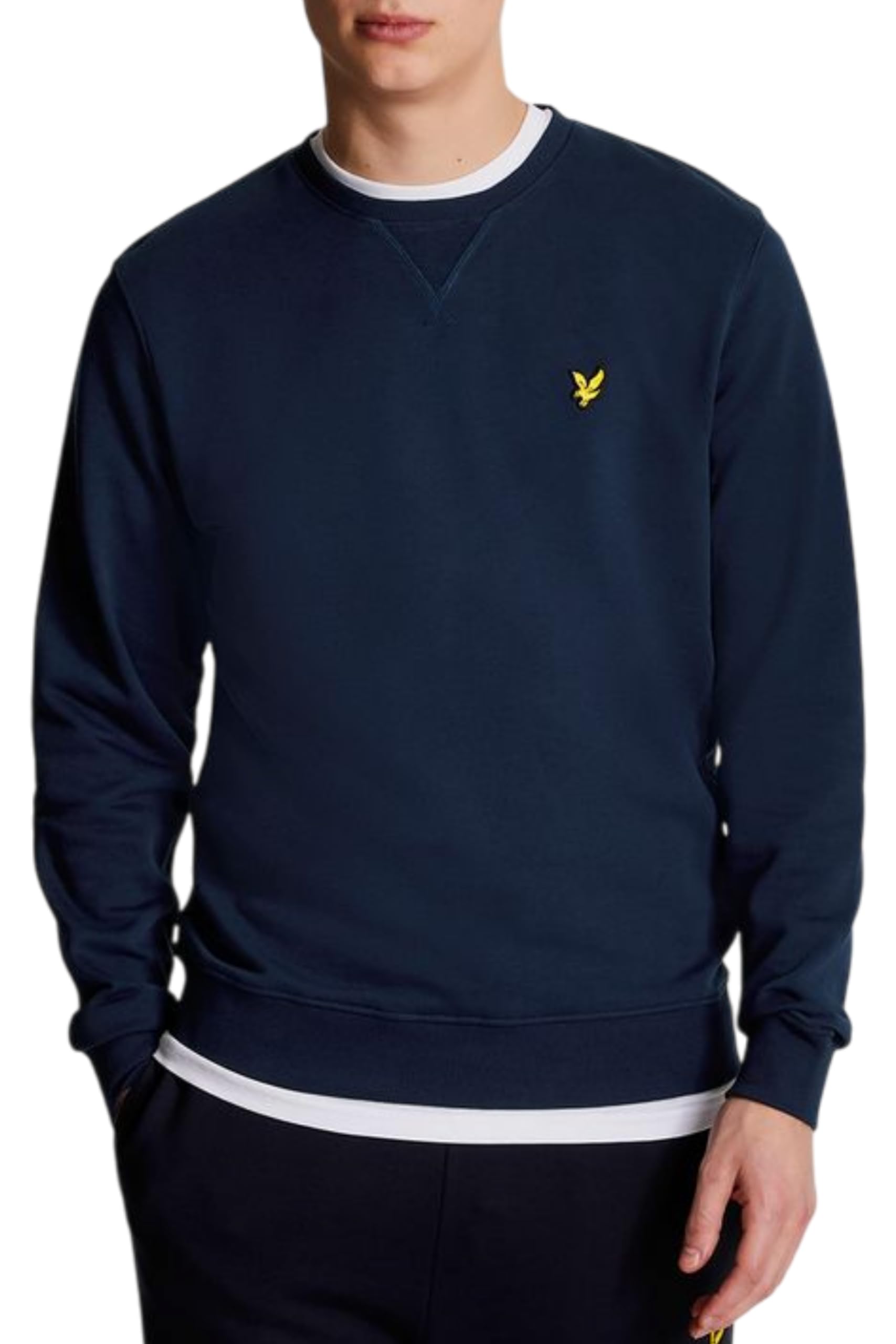 Lyle & Scott - Men's Crew Neck Sweatshirt - Navy - 3XL