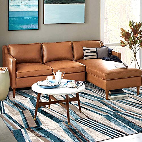 Tapis de chambre lavable à la main MU au style simple