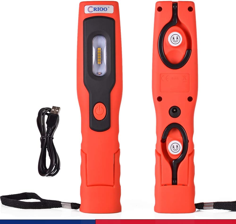 CRIOO LED Work Light with Holders and Adjustable Stand Lamp