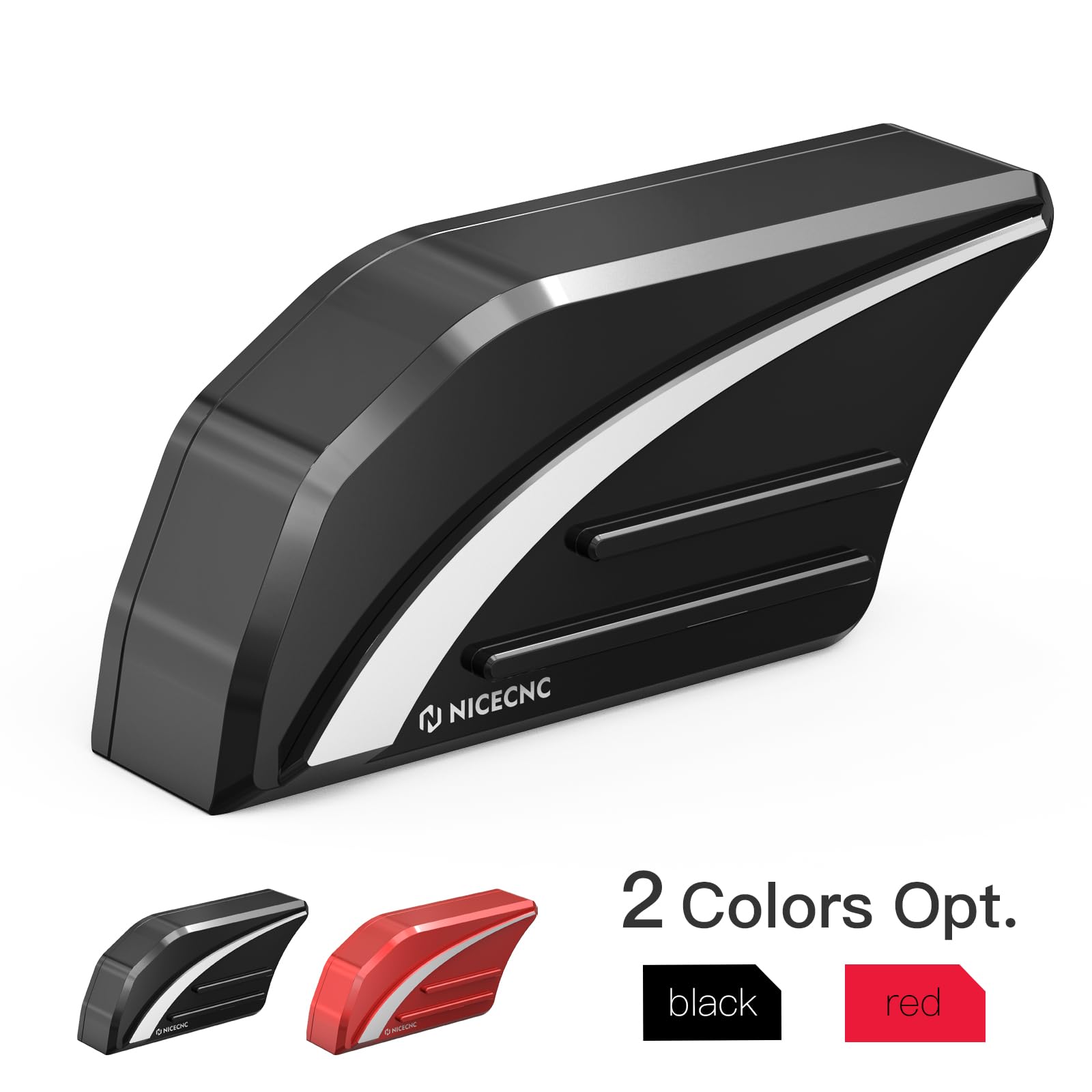 NICECNC Rallonge de pédale de Frein Noire pour MotoCompatibile with Can-Am Ryker 600 2019-2023, Ryker 600 Ace 2022-2023, Ryker 900 2019-2021 2023, Voir compatibilité, Aluminium 6061, anodisé, CNC