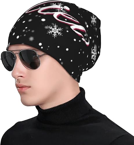Miniatura 5 de LAIPUTER Gorro de punto de quimioterapia cerrado estándar, holgado, holgado, con calavera, para mujeres y hombres
