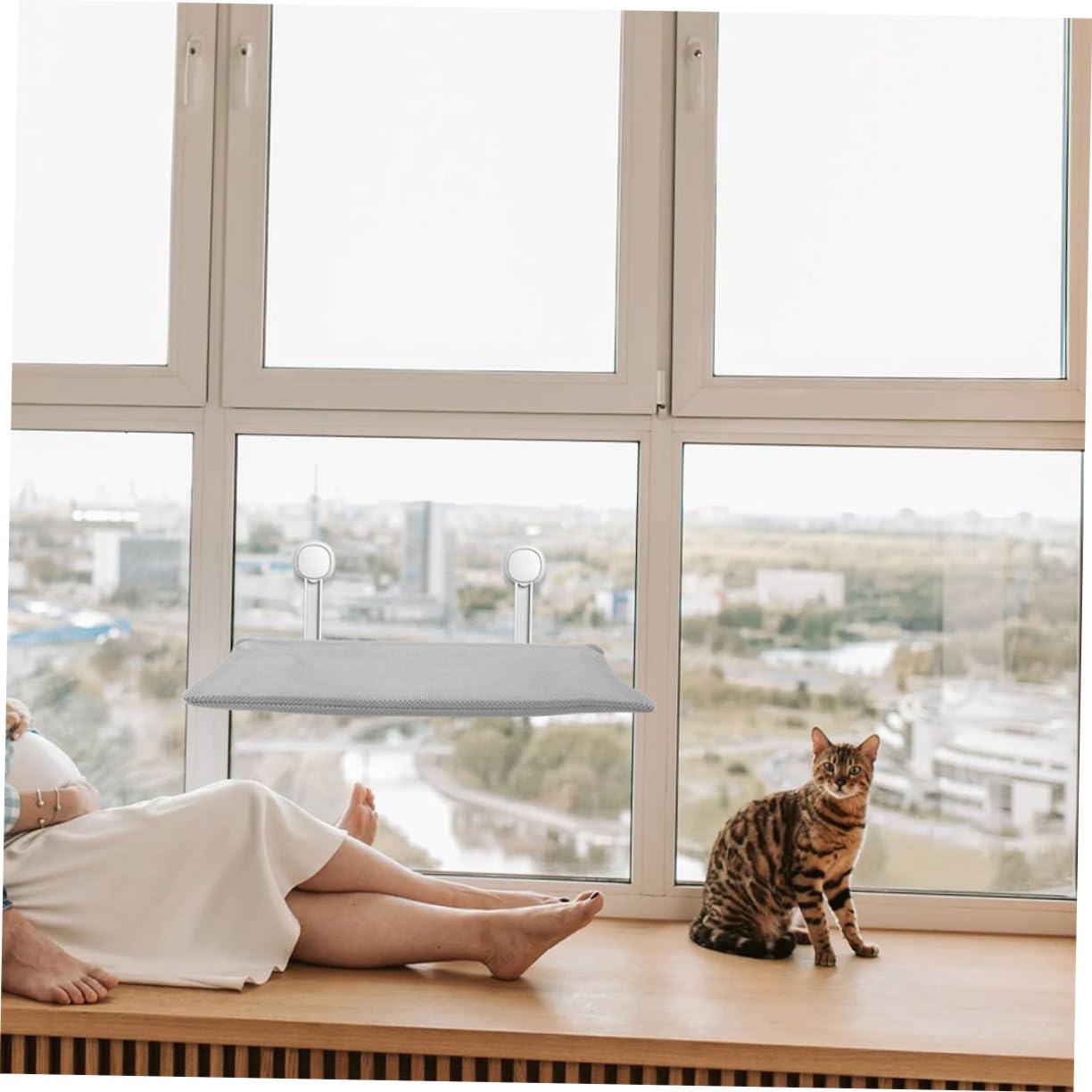 2 Stück Katzenhängematten Bezug Katzensitzstangen Bezug Katzenfenstersitzstangen Zubehörbezug Für Katzenfenstersitzstangen Katzenfenstersitzstangen Reißverschlussbezug